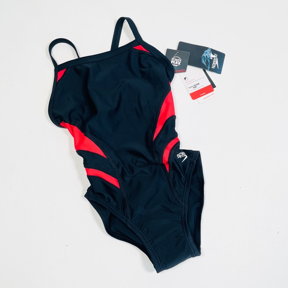 SPEEDO power flex eco kids one peace athletic swimsuit